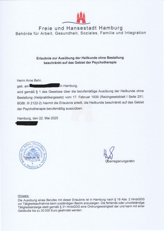 Heilzulassung Heilzulassung