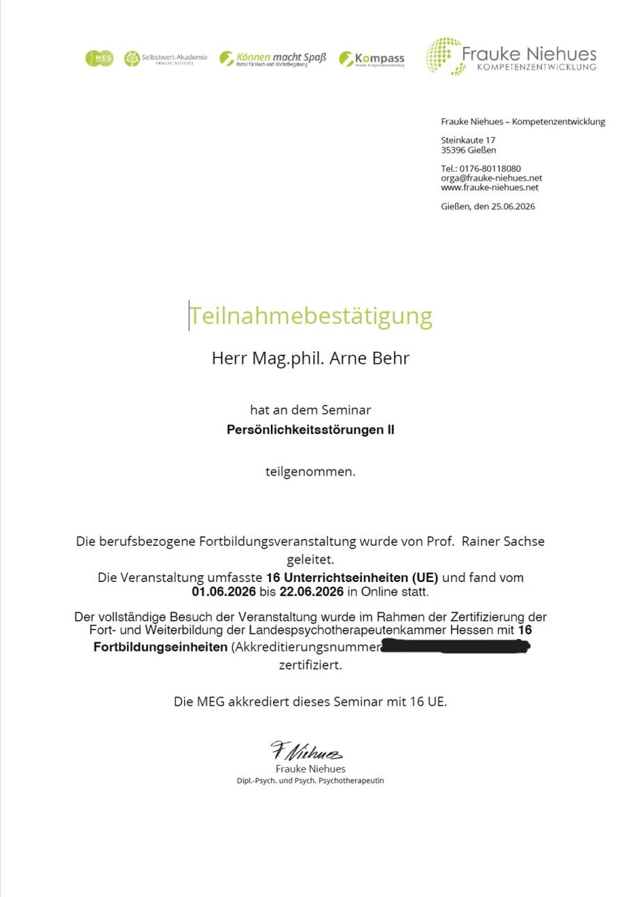 Rainer Sachse PSII Rainer Sachse PSII